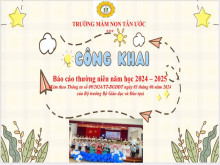 Công khai Báo cáo thường niên năm học 2024 - 2025