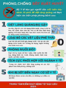 Bộ Y tế kêu gọi người dân phòng, chống Sốt xuất huyết