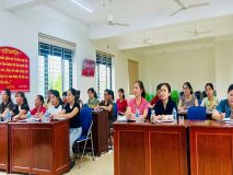 HÌnh ảnh Chi bộ MN Tân Ước học tập 04 NQ 57,59,66,68 của Bộ Chính trị